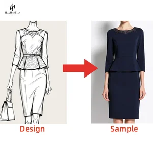 ODM Custom High Quality Small MOQ Tailored Suits China Skirt and Jacket Set Ladies Skirt Suits Skirt Suit for Women