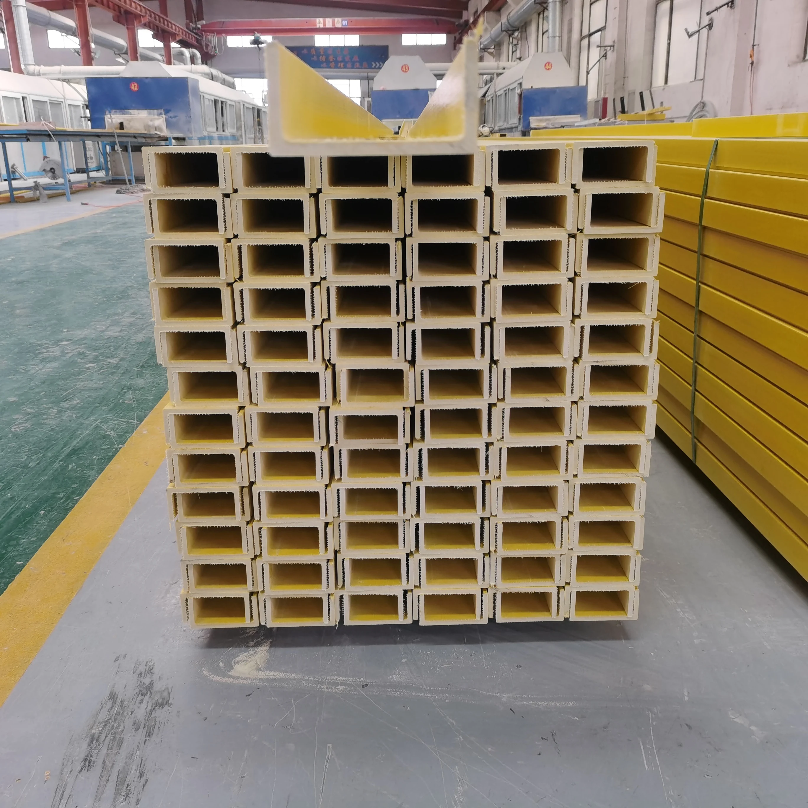 Frp Pultruded Profiles Grp C Channel Frp C Beam Fiberglass C Beam - Buy ...