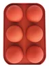 6 even small brick red