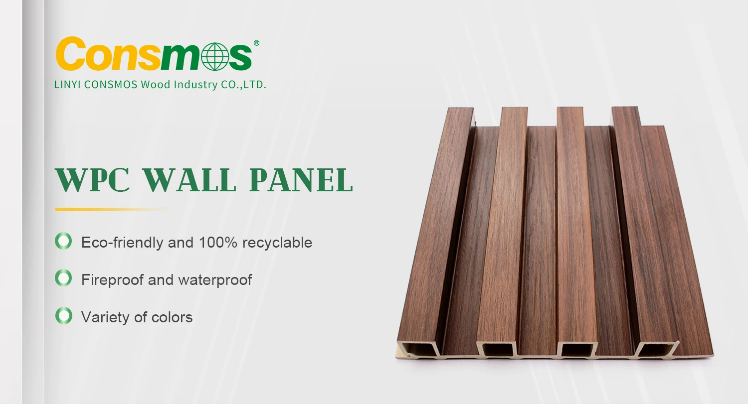 China Luxury Co-Extrusion Wood Plastic Composite Wall Cladding PVC WPC  Fluted Wall Panel Manufacturers, Suppliers - Factory Direct Wholesale -  Consmos