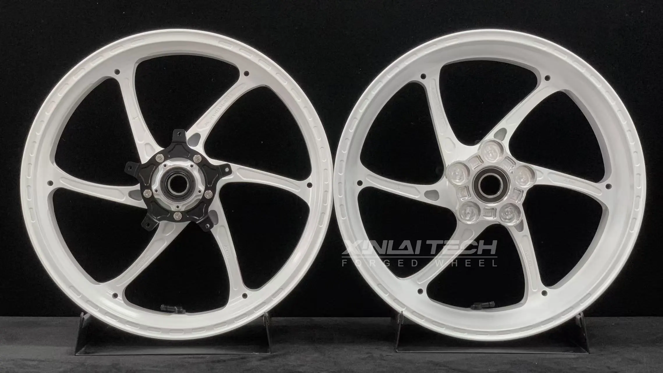XL Custom Forged Motorcycle Wheels for Yamaha R6 17 18 Inch CNC Forged Billet Aluminum Custom Anodized Finish Motorbike Rims - Image 5