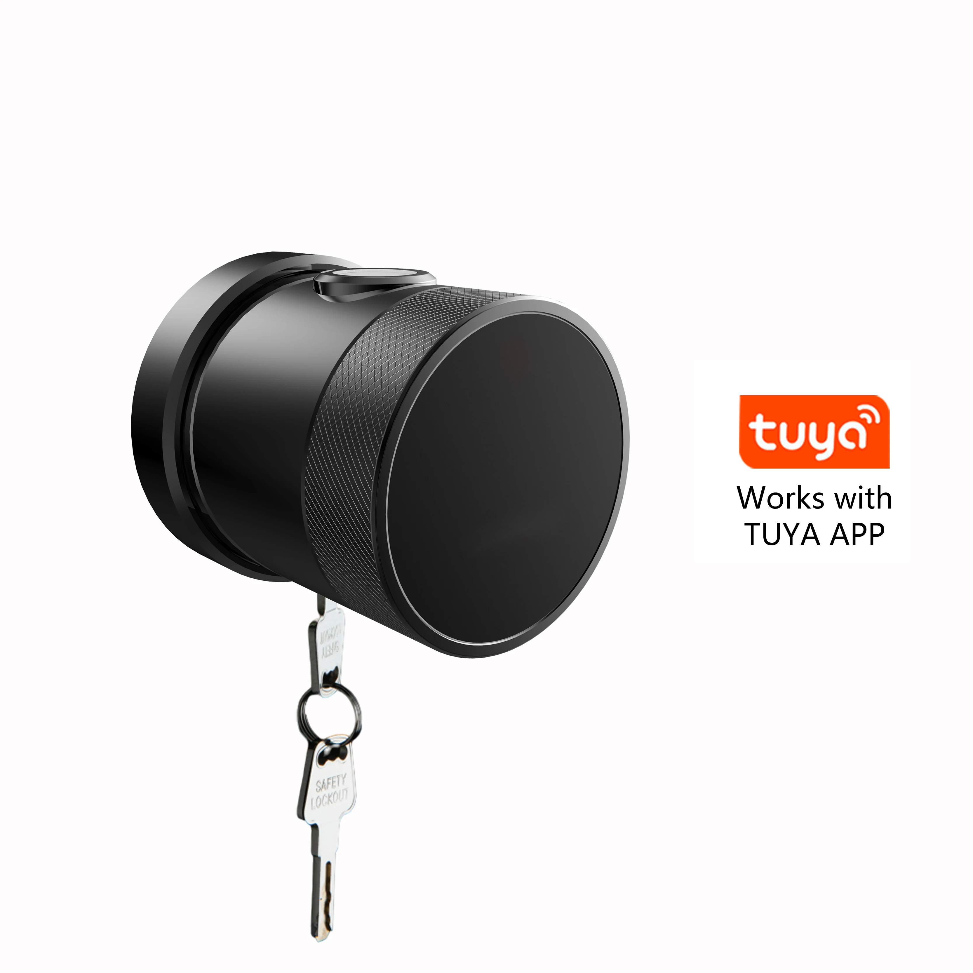 Tediton Electric Wifi Fingerprint Scanner Mechanical Key Combination Magnetic Smart Door Lock
