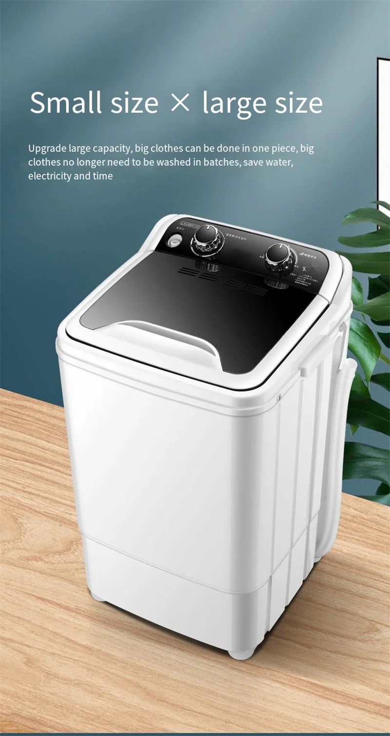 Mini 7kg Capacity Semi-automatic Small Washing Machine From Manufacture ...
