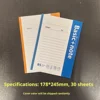 B5 (30 sheets per book) 60 pages