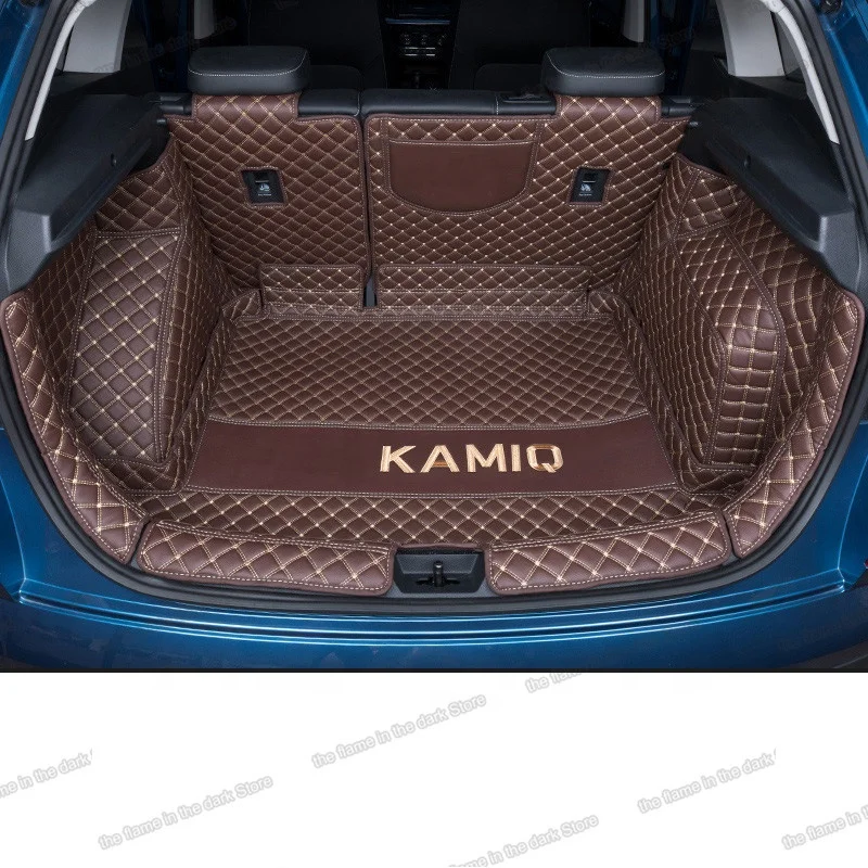 leather car trunk mat cargo liner