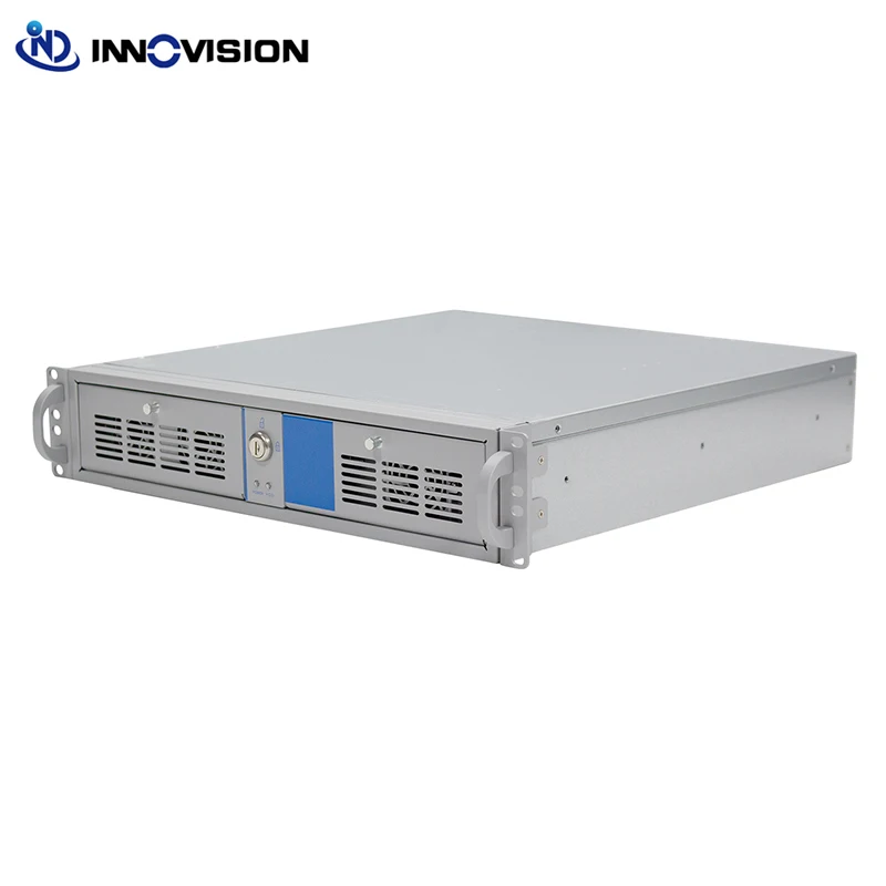2u Rack Front Panel Design Lockable Front Panel 2U Rackmount Industrial Computer Chassis L=450mm ...