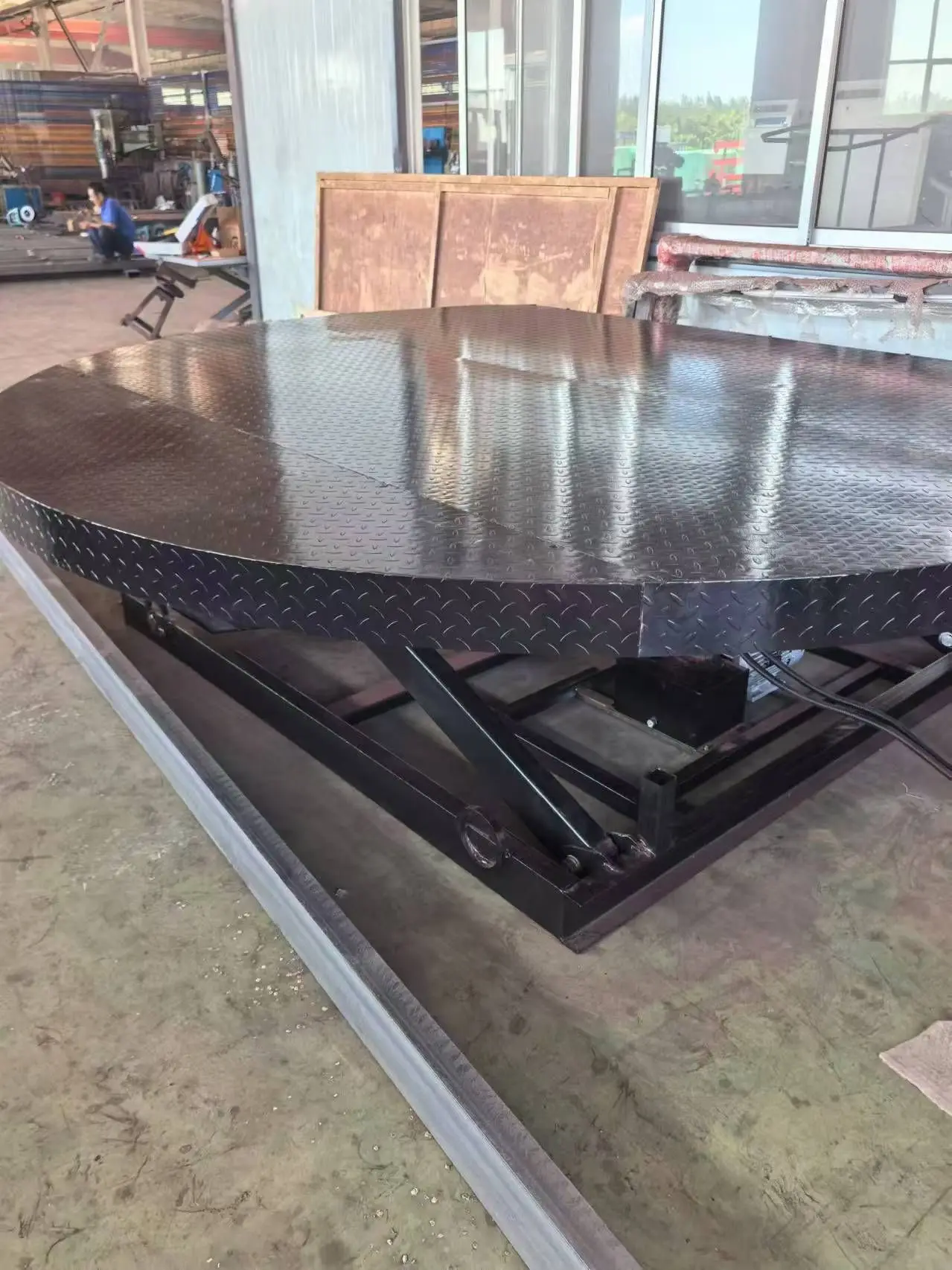 Customized Hydraulic Rotating Revolving Stage - Scissor Lift Platform ...