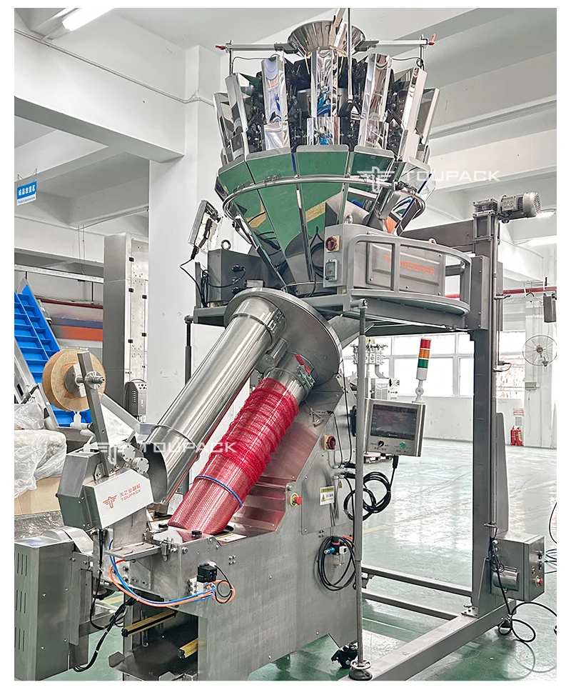 Continuous Stainless Steel 304/316 Mesh Bag Packaging Machine with 25-40 BPM Speed for Fast Sealing