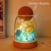 Versione cristallo giallo+fluorite verde