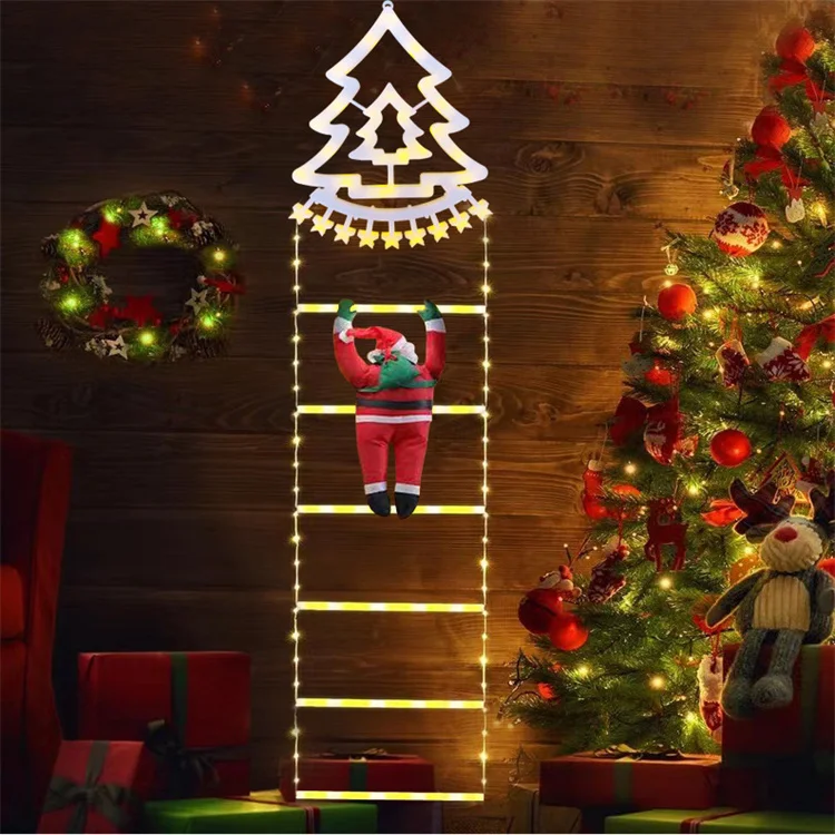 Christmas Santa Claus LED String Light for Outdoor Climbing