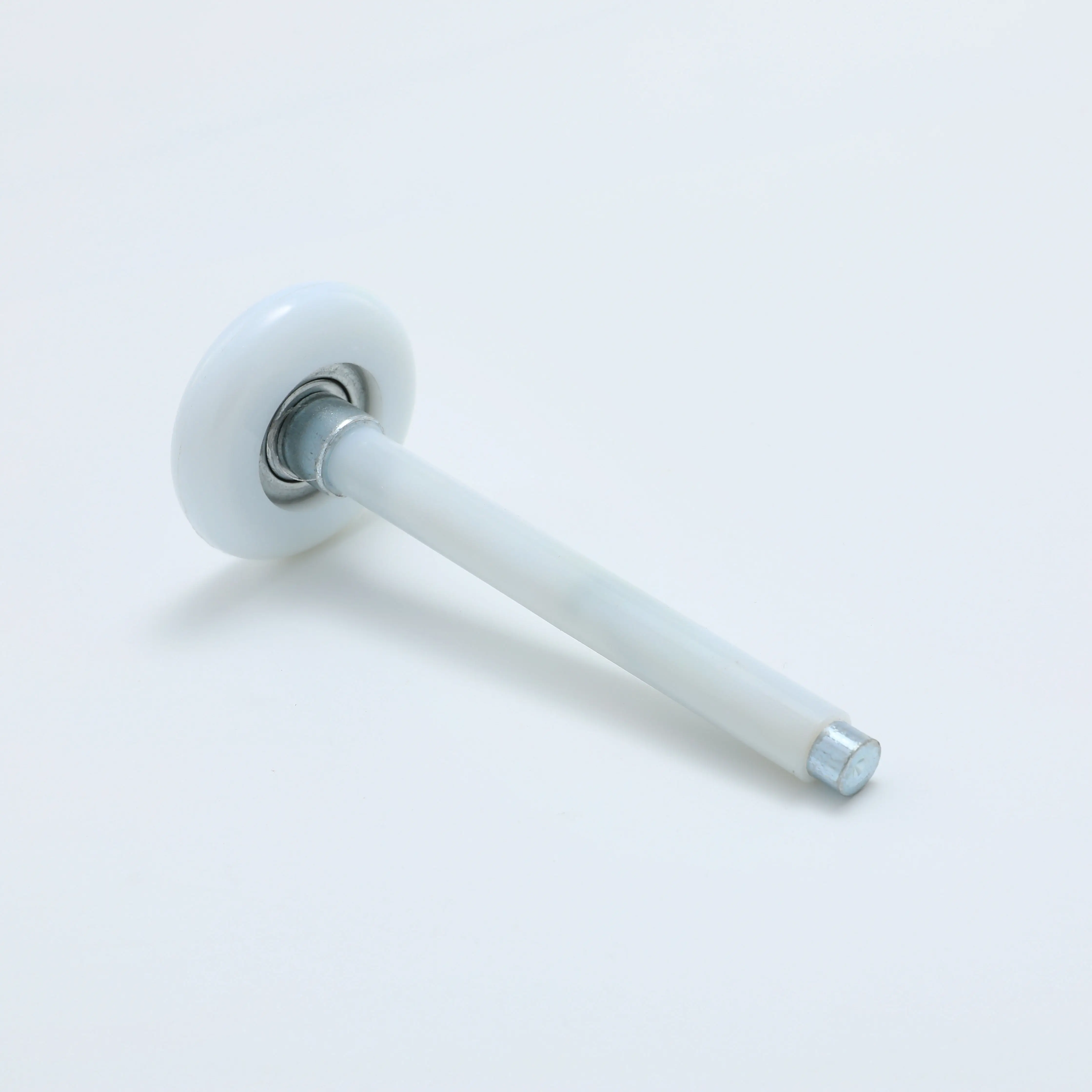 product 46120mm white wheel wrapped plastic silent pole 11 ball bearing garage door roller-2