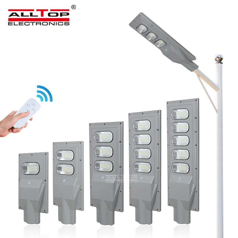 ALLTOP High Quality Ip65 Waterproof Solar Charging Controller 30 60 90 120 150 Watt All in One Solar Led Street Light