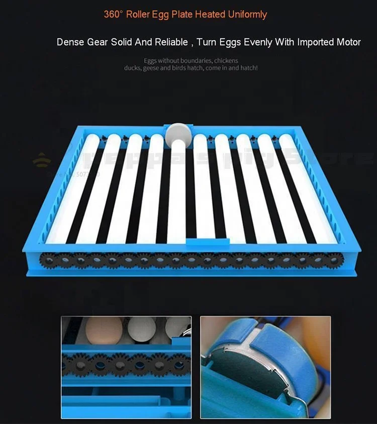 High Hatching Rate Automatic Egg Incubator Machine Tunisia Egg Incubation Price 60eggs Janoel 60 Egg Incubator