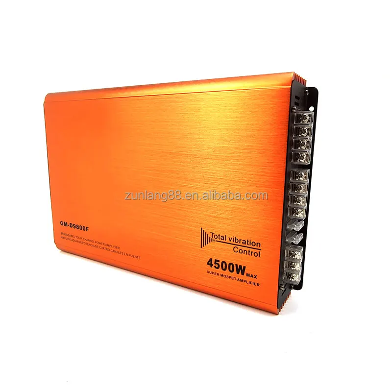 New Arrivals 12v 4500w Car Power Amplifier Amp 4 Channel Class Ab Car