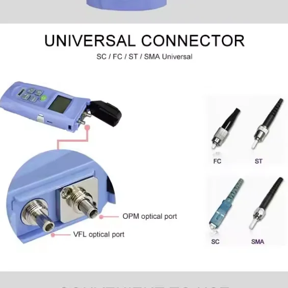 FTTH FTTX Multifunction Fiber Optic Tester Mini OTDR with Optical Power Meter Opm Vfl Light Source opm Optical Power Meter