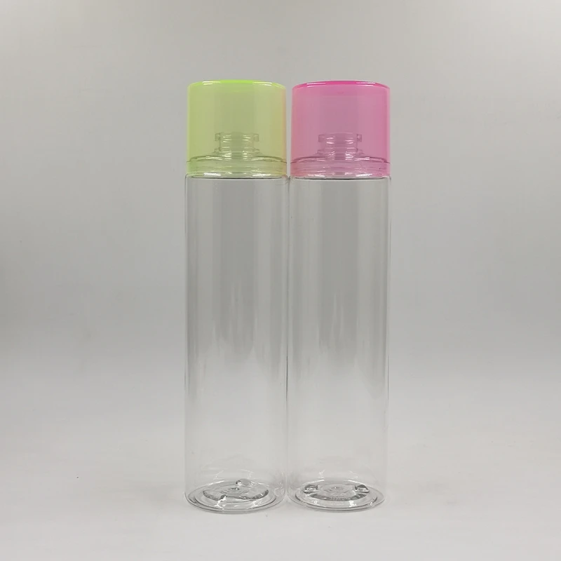 Empty Cosmetic Plastic Bottles for Sale 250ml Pet Perfume Spray Bottle With Aluminum Sprayer Packaging