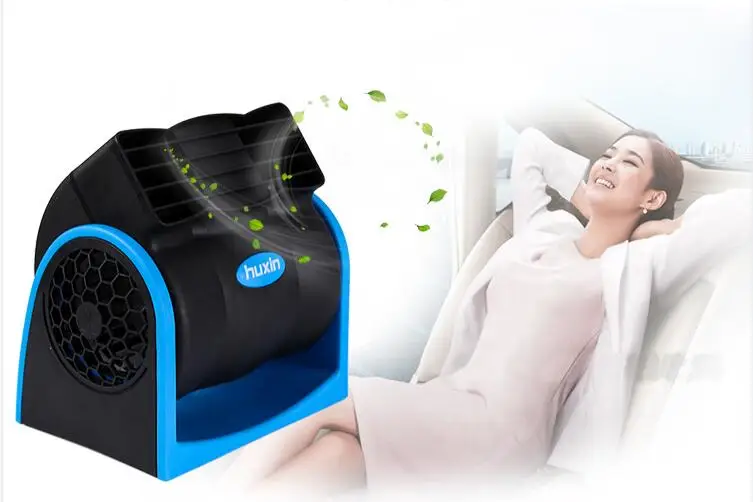 Bladeless Car Dash Fan With 12v Cigarette Lighter Plug For Auto Sedan