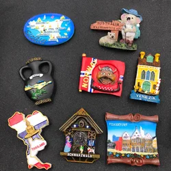 Magnete Frigorifero 3D Tunisia Con Cammello | Souvenir Di Viaggio Fatto A Mano In Resina, Dimensioni 6x7,5 Cm, Regalo Turistico