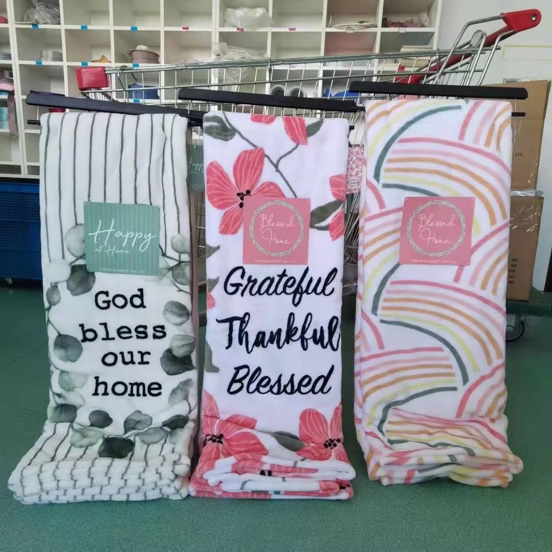 Yiwu Blanket Manufacturer For Winter Super Soft Raschel Blanket