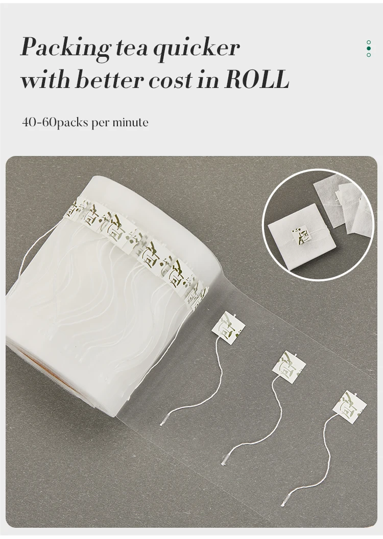 Non Woven Fabric Pla Empty Filter Tea Bag Organic Empty Tea Bag Empty