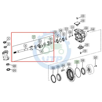 AT339629 AT488272 Universal Driveshaft Suitable For John Deere 