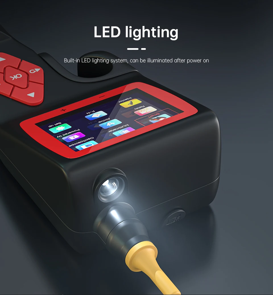 Probe Powerful Diagnose Vehicle Electrical System P200 JDiag Smart Circuit Tester Oscilloscope Function Injector test