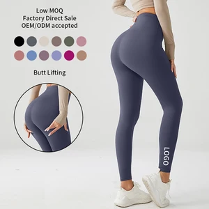Women's Buttery Soft High Waist Gym Tights Tummy Control Sports Yoga Pants Seamed Knitted Running Workout Athletic Leggings
