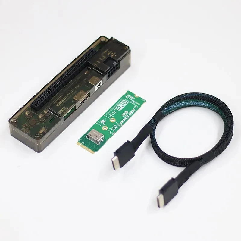 EXP GDC OCuLink GPU Dock PCIe 4.0 X4 High Speed for Mini PC Notebook Laptop to External Video Graphic Card M.2 M Key to OCuLink