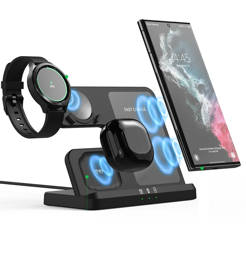 Cradle Samsung Fast Charge Wireless Charger Stand In Wireless