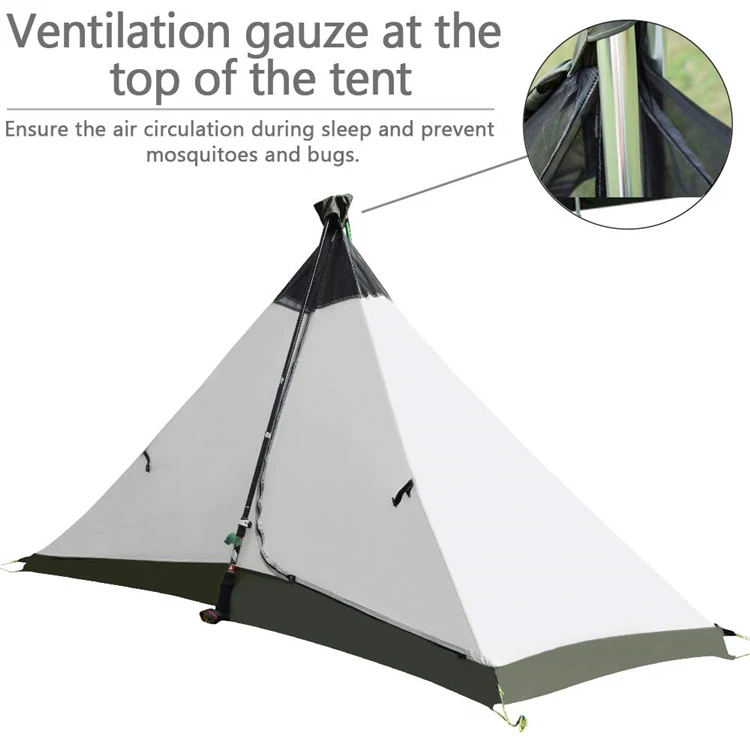 Распродажа, Geertop четыре сезона, 1 человек, складной походный вигвам, пирамидка, палатка