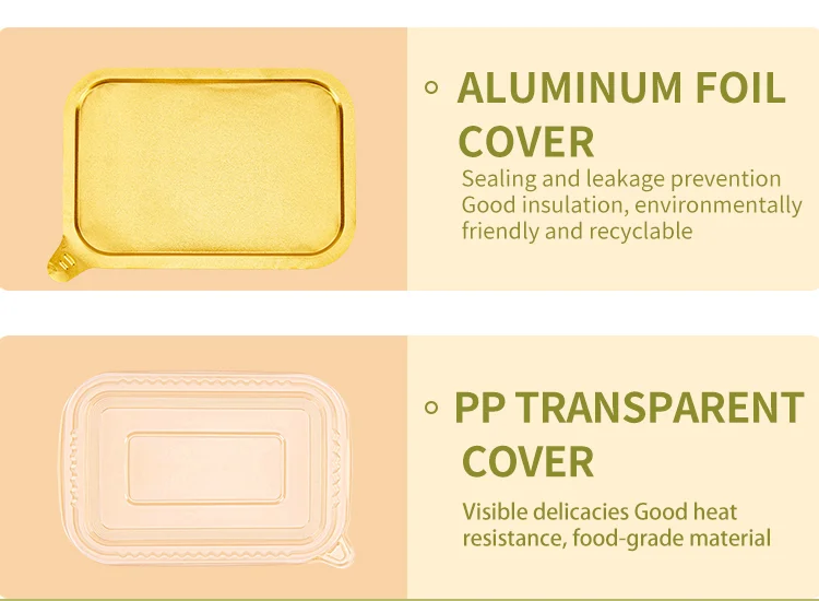 product-750-550 Wholesale 500ml gold disposable aluminum foil container