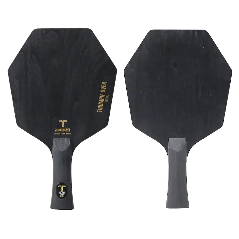 Durable Basswood Hexagon Table Tennis Racket - Customizable Paddle for ...