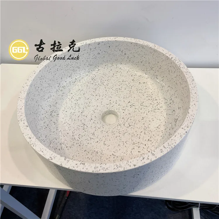 Factory Price Stone Basin Sink Pedestal Wash Basin Marble Sink Modern for Bathroom Toilet manufacture