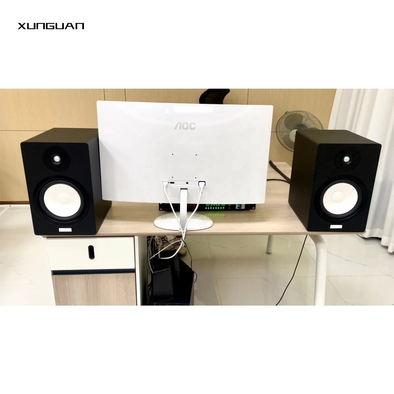 HS8-ii新着8インチパワードスタジオモニターペアプロフェッショナル 