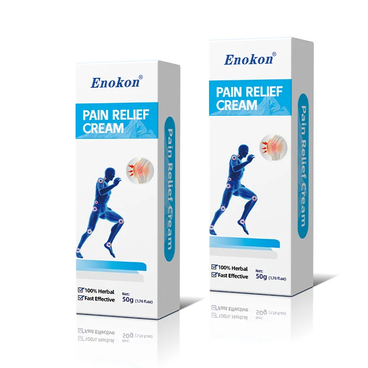 Wholesale Enokon Natural Herbal Skin Care Cream Leg Back Pain Relief Menthol 2-Year Shelf Life OEM/ODM MSDS Certified Customized