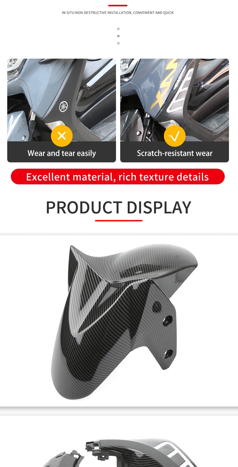 Pvc Motorcycle Frame Plastic Carbon Fiber Motorcycle Frame & Body Parts for NMAX 155 (2020 ...