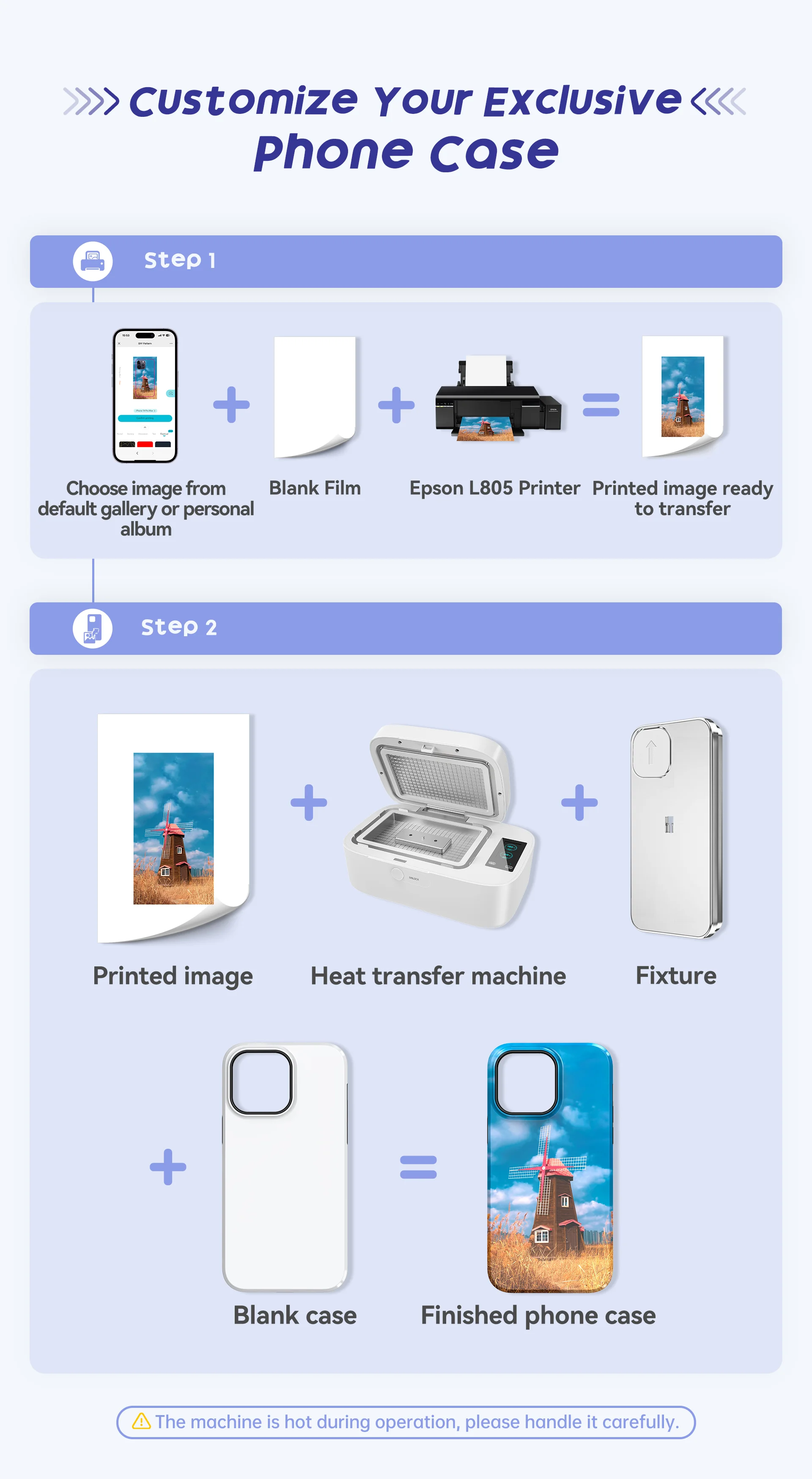 rock space RME1003 Heat transfer machine, Mobile Cover Photo Printing  Machine