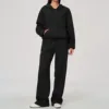 Set di pantaloni lunghi-Nero