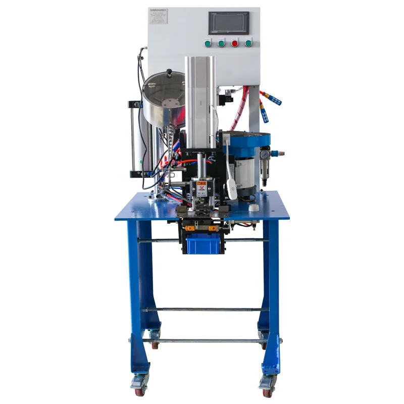 Fully Automatic Pneumatic Eyelet Punching Machine Grommet Attaching Machine