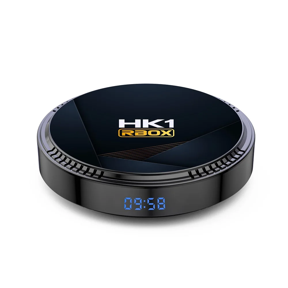 Android Tv Box Custom logo Brand 8k HK1 RBOX H8 4gb Ram  WIFI 6 Android Tv Box Os 12