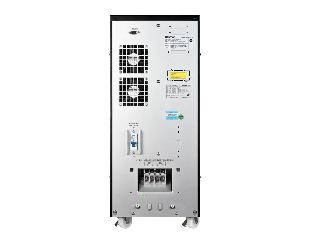 Online 6kVA 10kVA Uninterruptible Power Supply (UPS) Ultra-Low Noise with Lead Acid Battery manufacture
