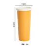 Yellow non-porous cap