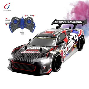 Chengji Realistic Rc Car Drift 2.4G 5 Way 1:16 Lighting Kids Racing Remote Control Vehicle Sport Car with Water Spray