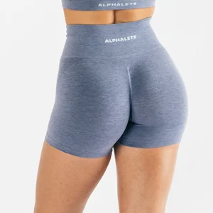High Quality Workout Clothing Custom Activewear Running Sport Shorts Women Seamless Alphalete AMPLIFY SHORT