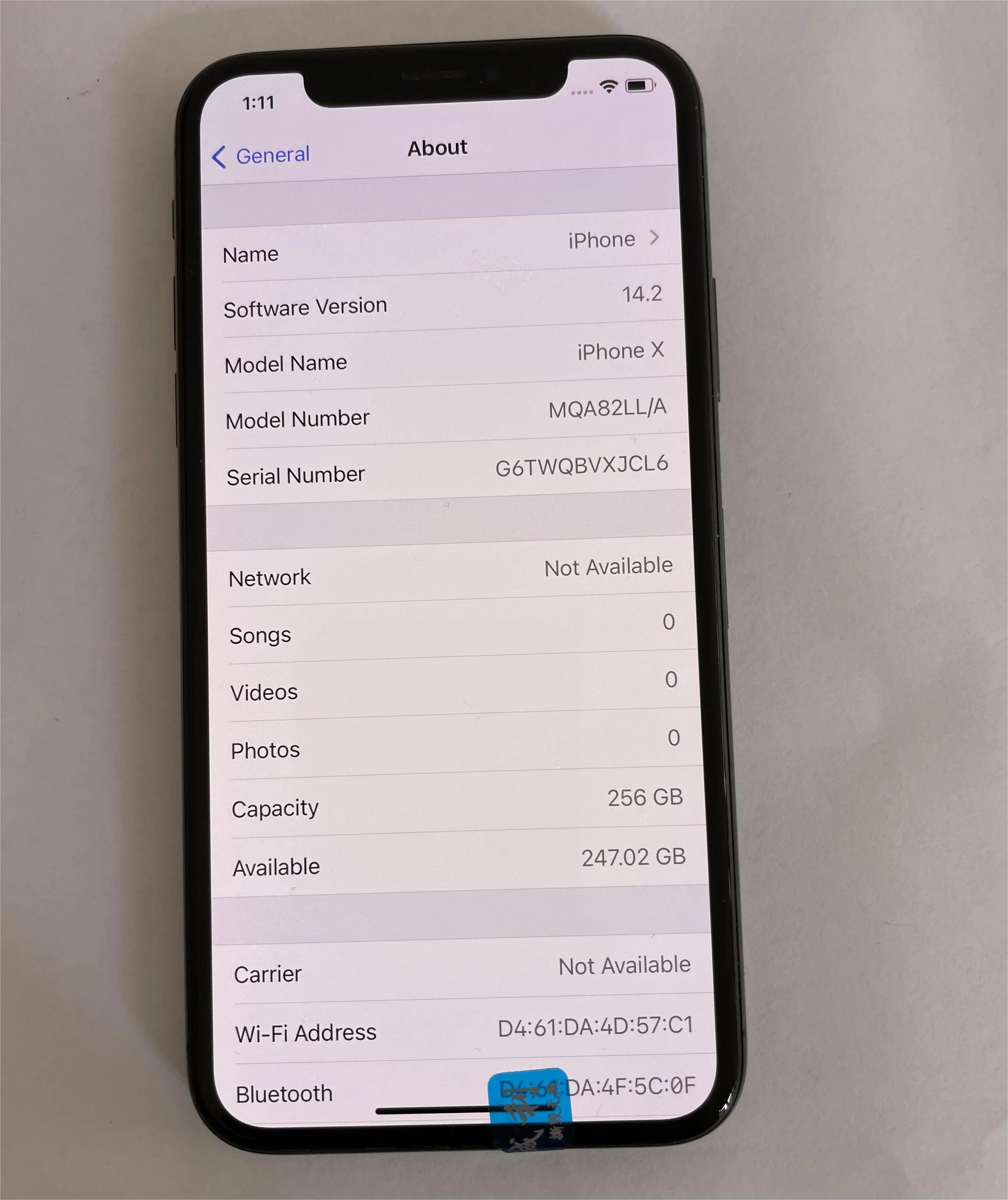 Best Selling Refurbished Used iPhone X Unlocked Second Hand Mobile Phone  with Non-Original LCD