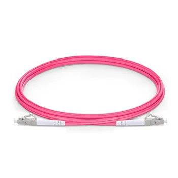 LC-to-LC Multimode OM4 Single-Core PVC Fiber Optic Patch Cord Telecommunications Grade FTTH 4G Pigtail Style for Network Use