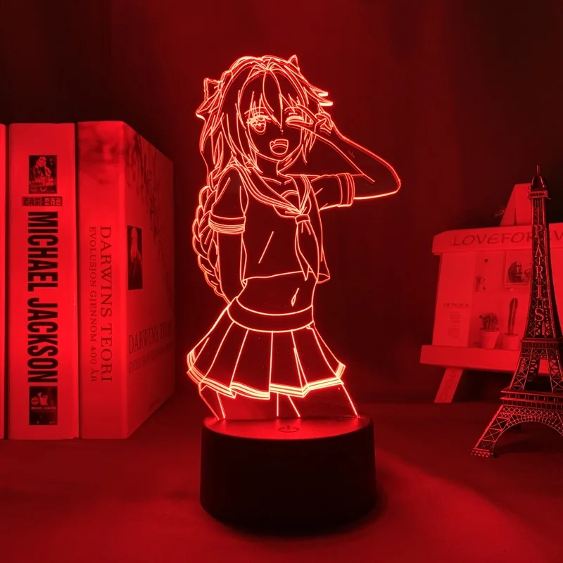 Tw Fate Apocrypha Astolfo Usb 3d Lamp For Bedroom Deco Anime Waifu Acrylic 16 Colors Remote Control Table 3d Lamp Buy Table 3d Lamp Remote Control Table Lamp 16 Colors Table 3d Lamp
