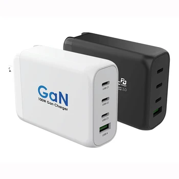 Multi-port PD GaN 130W Quick Charge 130W Fast PD USB Wall Charger for Apple Laptop For iPad And Mobile Phone