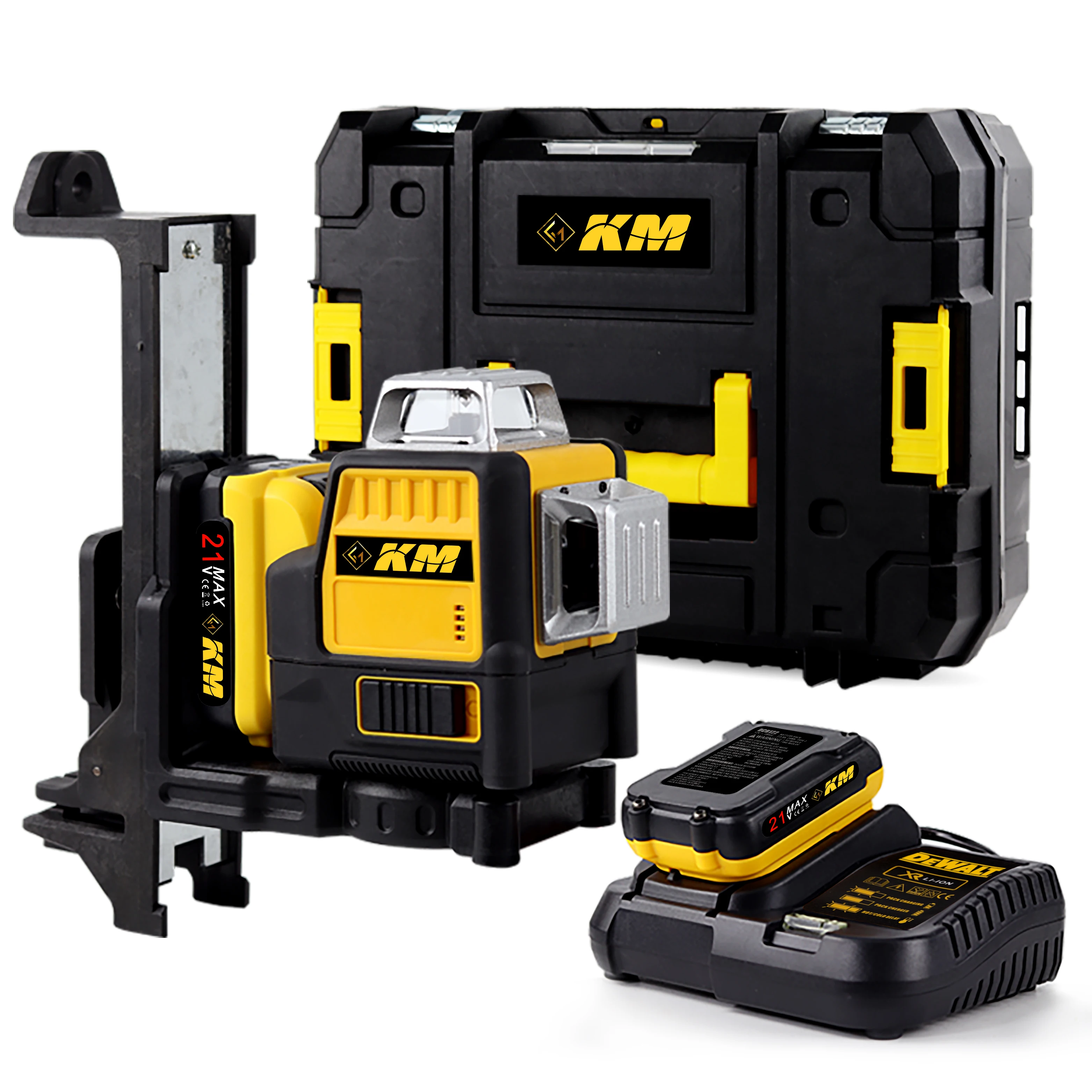 Km Multipropose Self Leveling 360 Rotary Green 3d Laser Level 12 Line