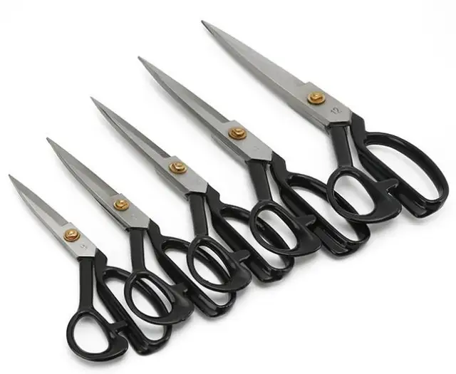 Top Grade 8.5/9.5/10.5inch ABS Tailor Scissors Industrial Household School Paper Cutting Scissors Stainless Steel Plastic Sewing